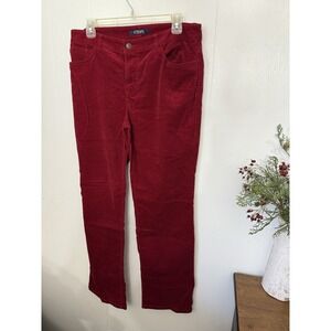 Chaps 12 Red corduroy pants EUC 5 Pocket